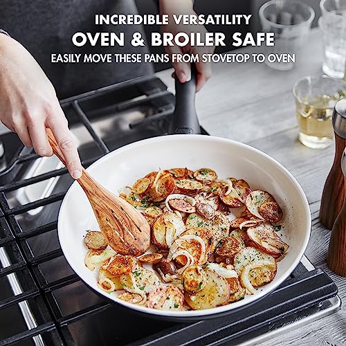 GreenPan Rio 16 Piece Cookware Pots and Pans Set, Hard Anodized Healthy Ceramic Nonstick PFAS-Free, Bakelite Handles, Frypans, Saucepan, Saute Pan