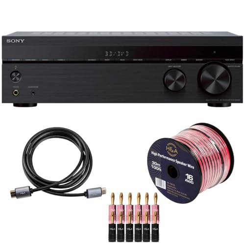 Sony STRDH590 5.2 Channel Surround Sound Home Theater Receiver: 4K HDR AV Receiver with Bluetooth