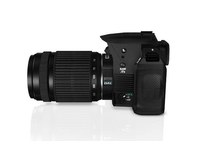 Pentax K-30 16.3 MP Digital SLR Camera - Black - DA L 18-55mm and 55-300mm Lenses