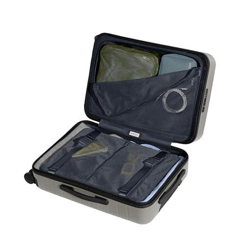 Away Bigger Carry-On Luggage, Lightweight Hardside Large Suitcase with Spinner Wheels, TSA Lock, Airline Approved, Navy Blue