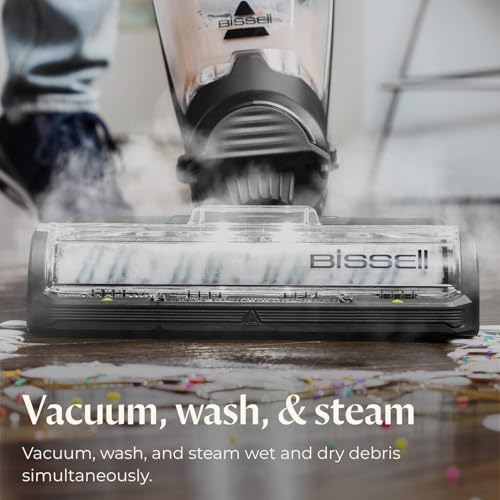 BISSELL&reg; CrossWave&reg; HydroSteam&trade; Deluxe Wet Dry Vac, Multi-Purpose Vacuum, Wash, and Steam, Formula Included, Green, 3515G
