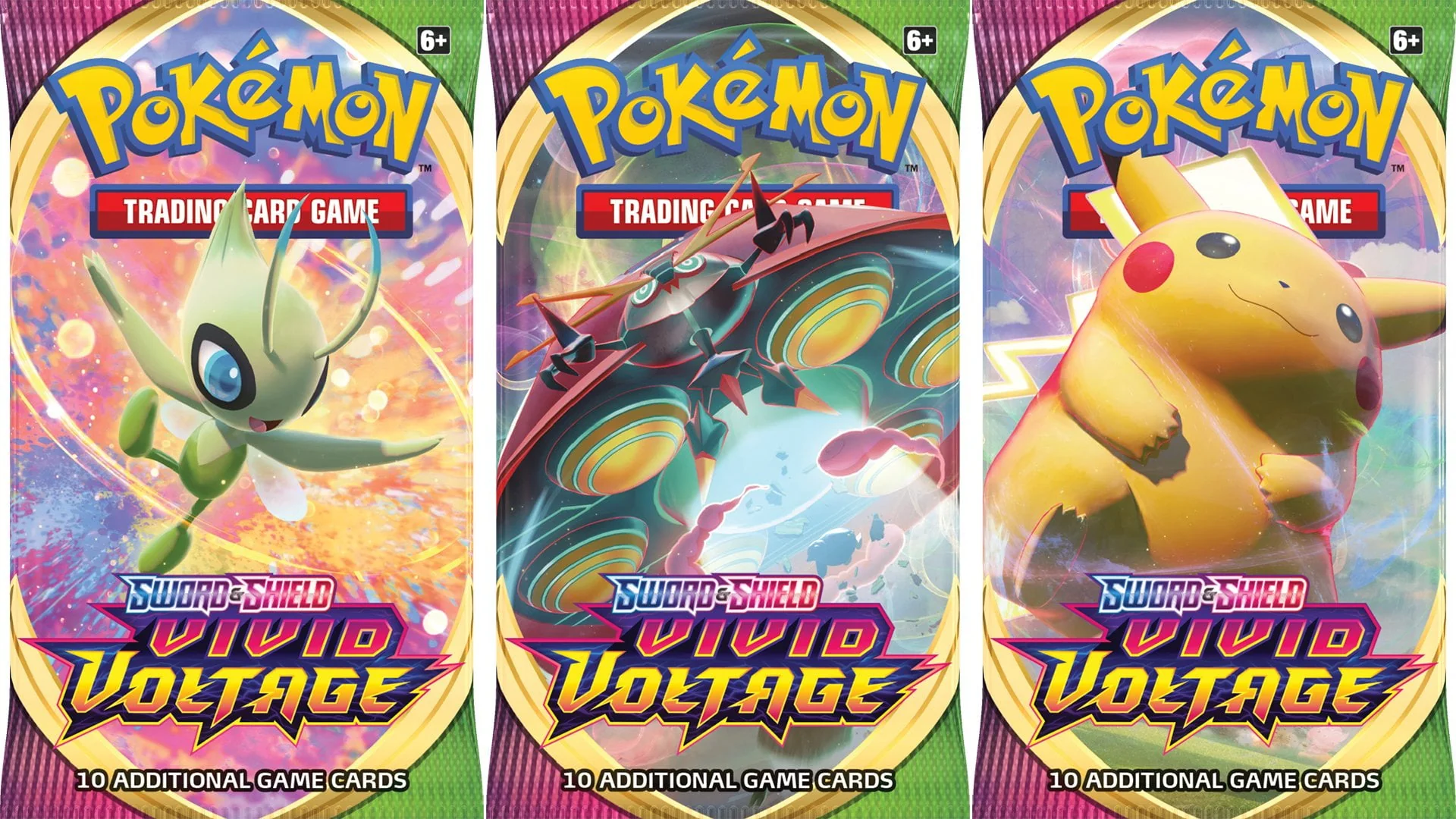 Pokémon Sword & Shield Vivid Voltage Booster Box - 36 Packs Trading Card Games