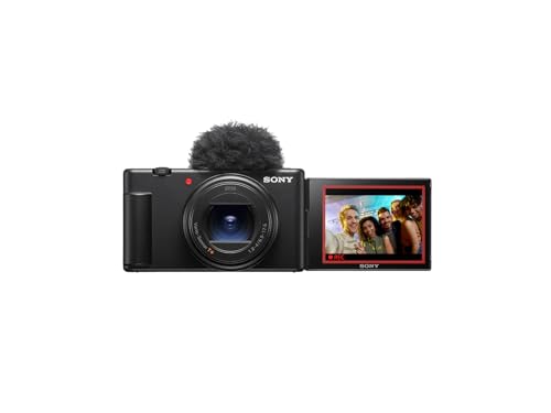 Sony ZV-1 II Vlog Camera for Content Creators and Vloggers - Black