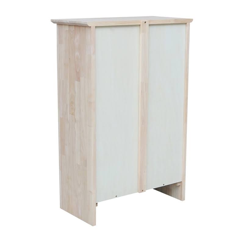 Bowery Hill 36x22 Wood Shaker Bookcase in Natural