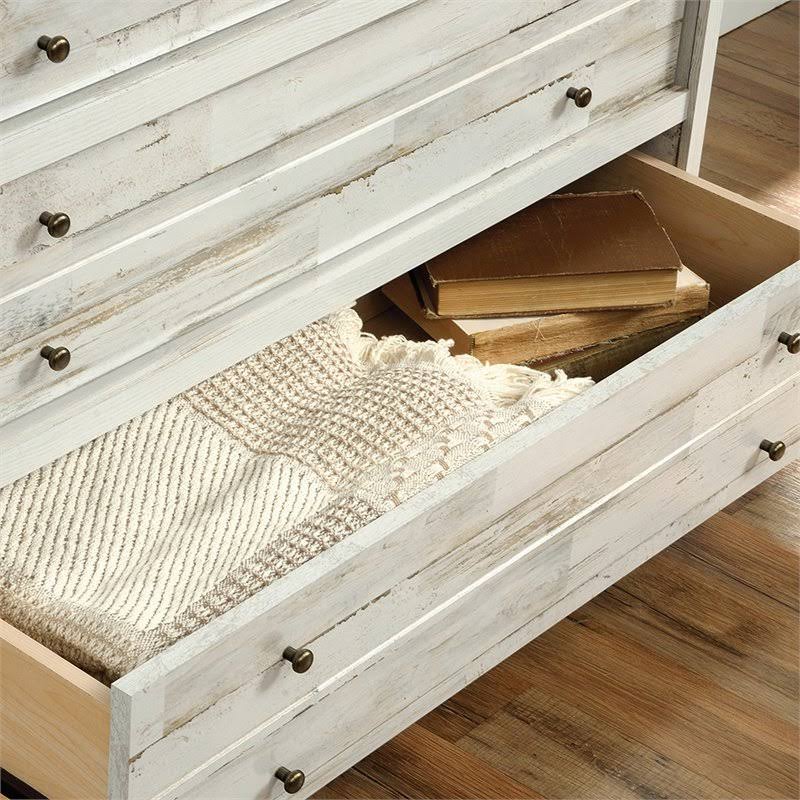 Sauder Barrister Lane 3-Drawer Chest - White Plank