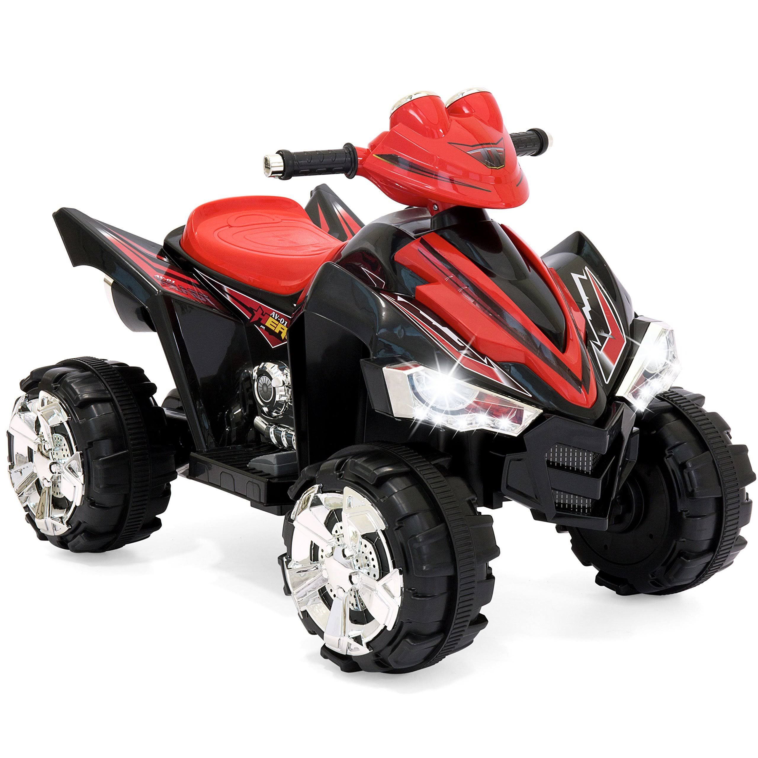 Best Choice Products Kids ATV Quad 4 Wheeler Ride on with 12V Battery Power Electric Power LED Lights