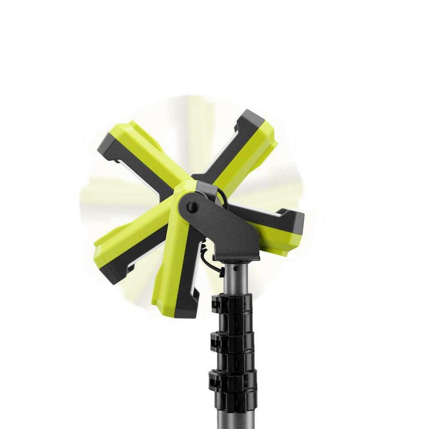 RYOBI ONE+ 18V Cordless Hybrid LED Tripod Stand Light P782 - Shop Hardware Tools Online Store