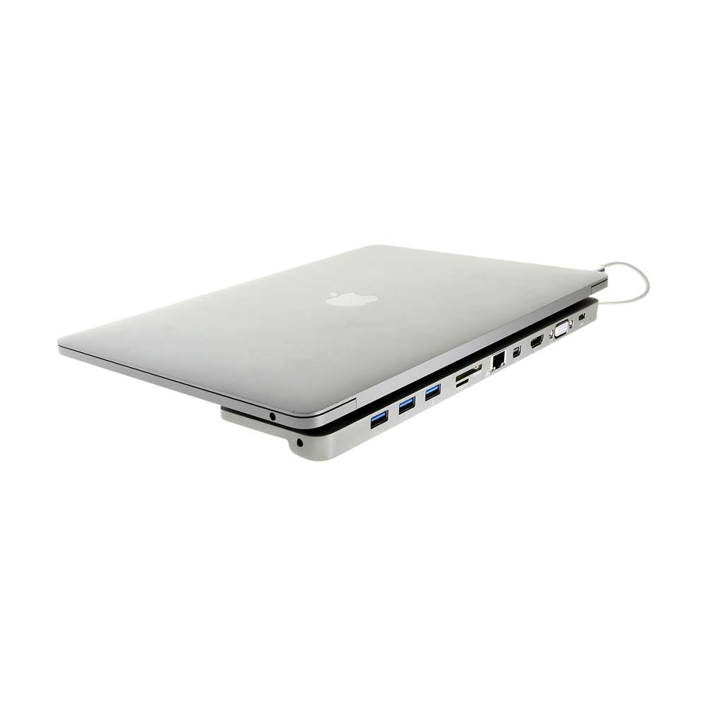 Gearmo USB C PD Docking Station W/MULTI-PORT USB 3.1 Hub u0026 Display Aluminum