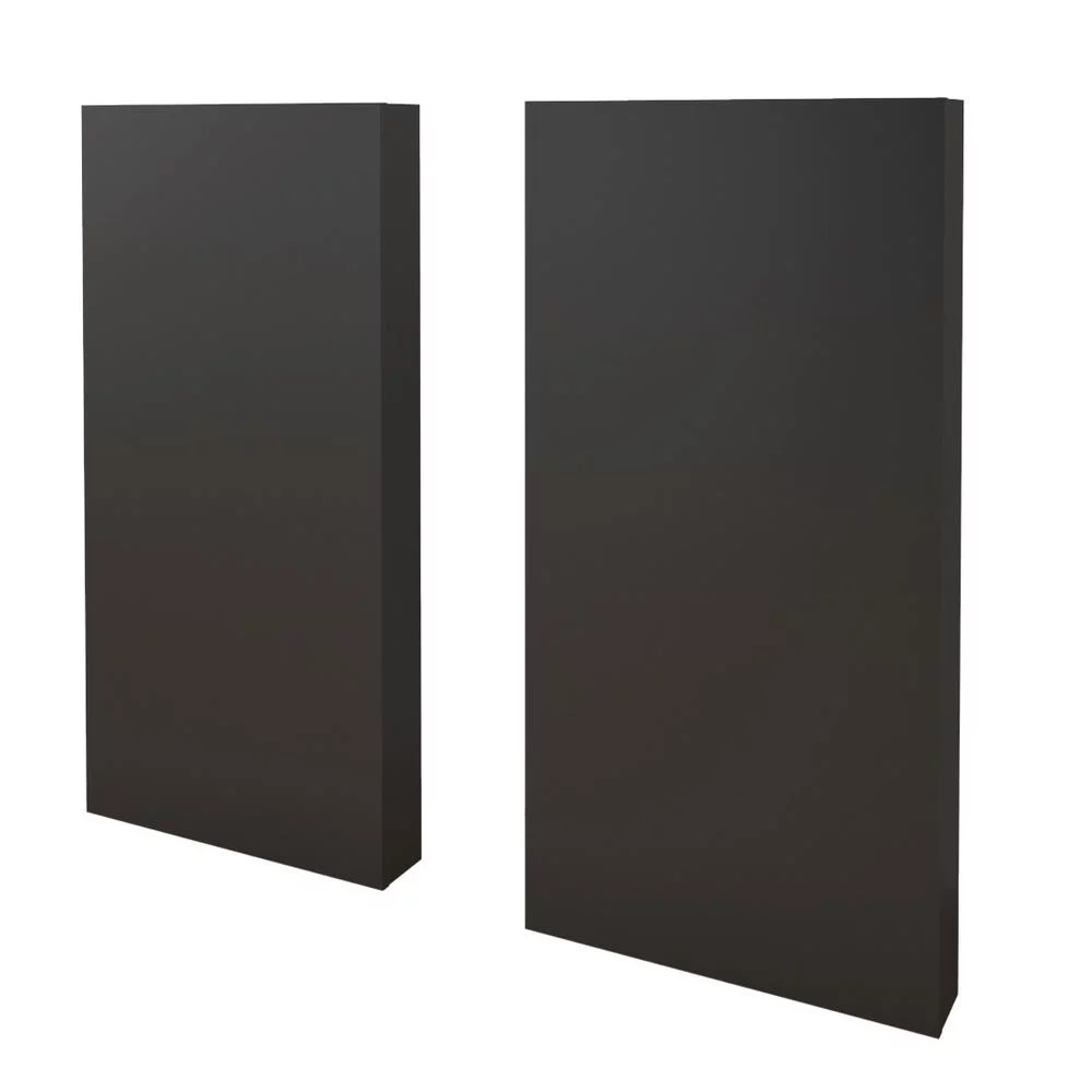 Amaro 4 Piece Queen Size Bedroom Set  Bark Grey and Black