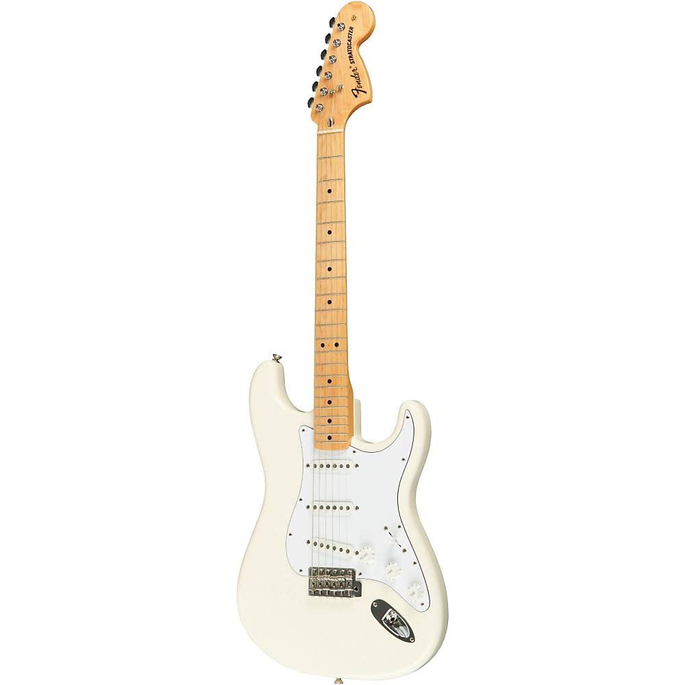 Fender Classic Series &70s Stratocaster Electric Guitar Olympic White