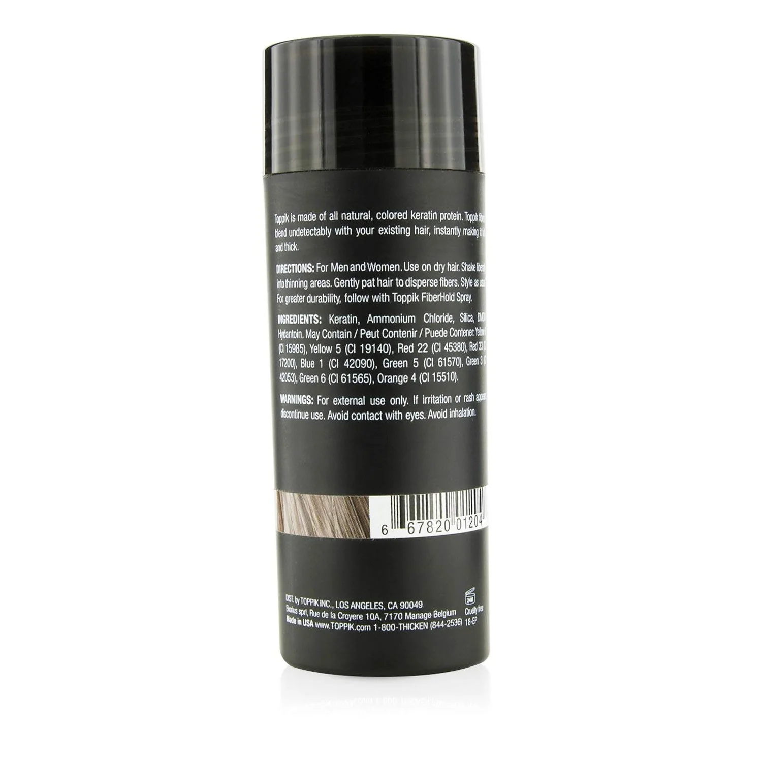 Toppik Hair Building Fibers - # Light Brown 27.5g/0.97oz
