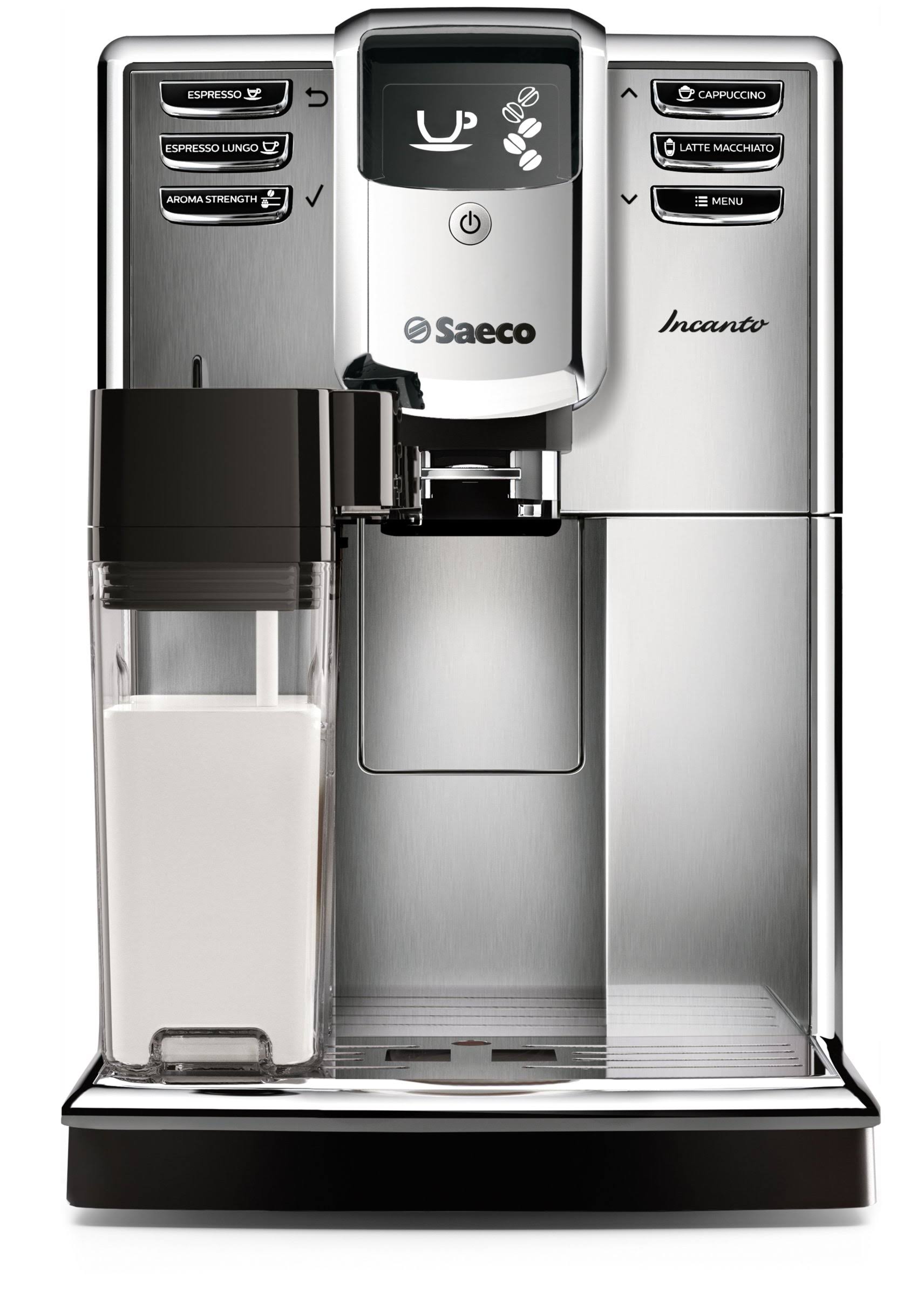 Saeco Incanto HD8917 Automatic Espresso Machine and Grinder - Stainless Steel/Black