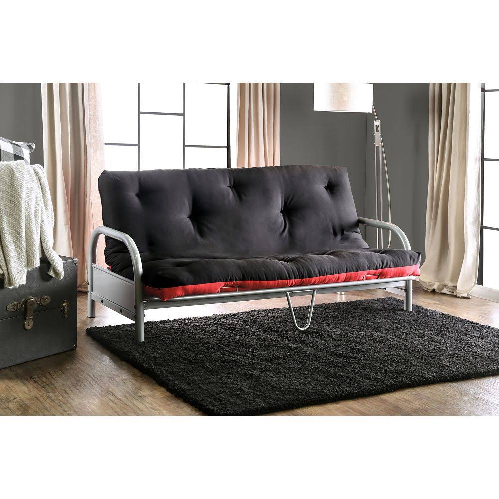 Furniture of America Futon Mattress Aksel Black Red