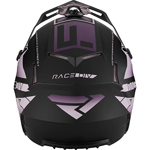 FXR Clutch Evo Snowmobile Helmet Winter Lightweight Vented Nose Guard Blue