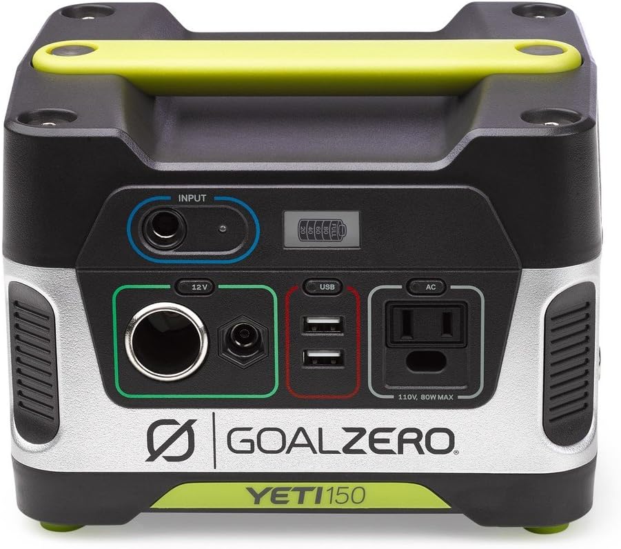 Goal Zero Yeti 400 Portable Power Station, 400Wh Battery Powered Generator Alternative with 12V, AC and USB Outputs