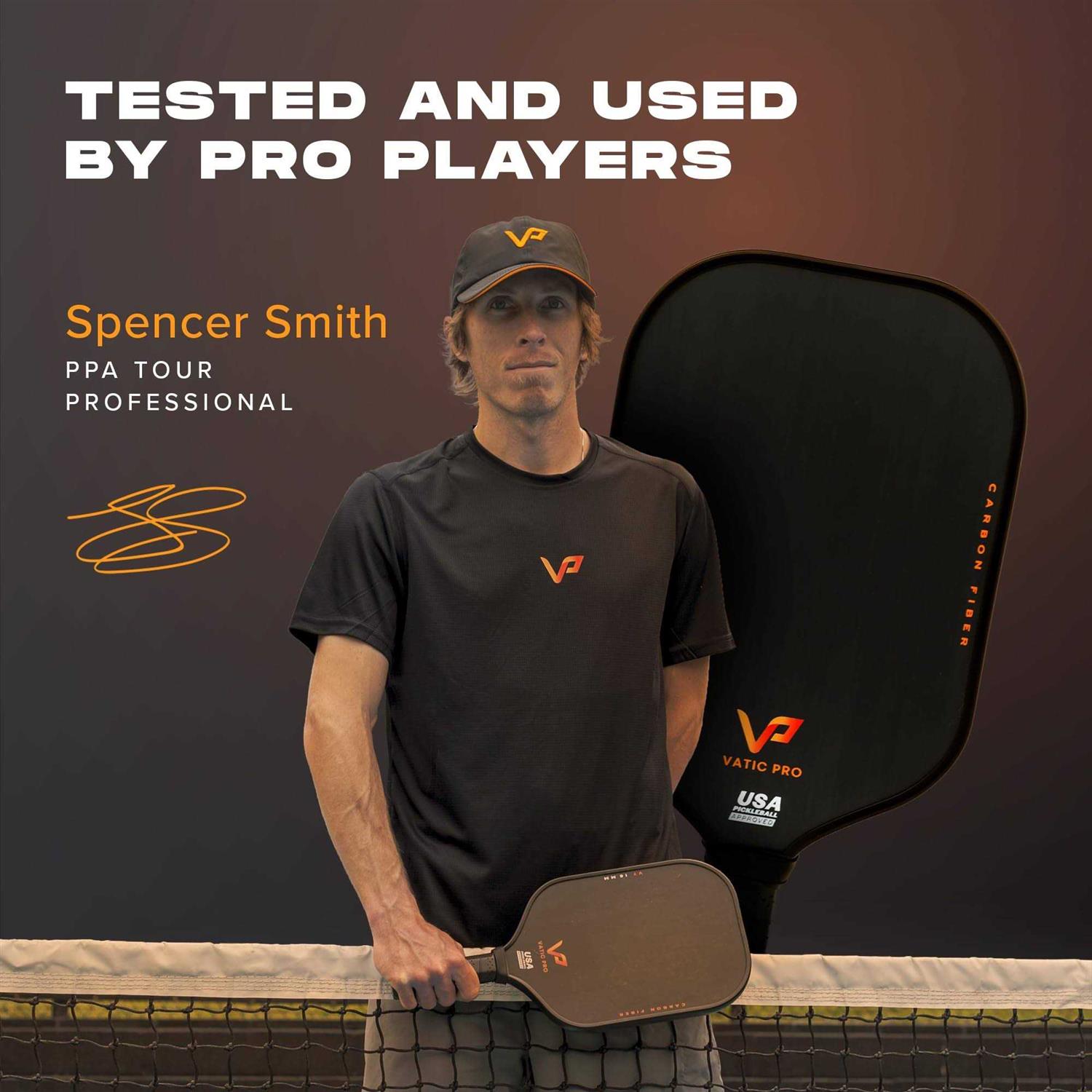 Vatic Pro Flash 16mm Middleweight Carbon Fiber Pickleball Paddle - Sports Supplies Online Store