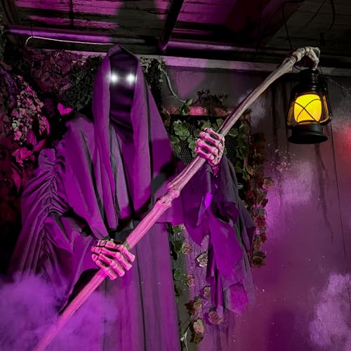 Haunted Hill Farm Motion-Activated 7.5-Ft. Tall Smoldering Ghoul