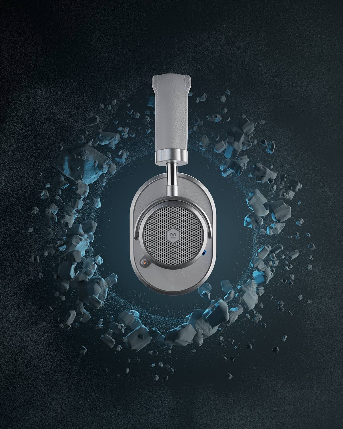 Master u0026 Dynamic MW65 Active Noise-Cancelling (ANC) Wireless Headphones – Bluetooth Over-Ear Headphones with Mic