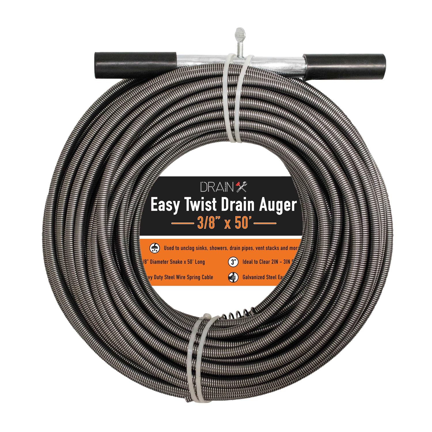 Drainx Easy Twist Drain Auger - Shop Hardware Tools Online Store