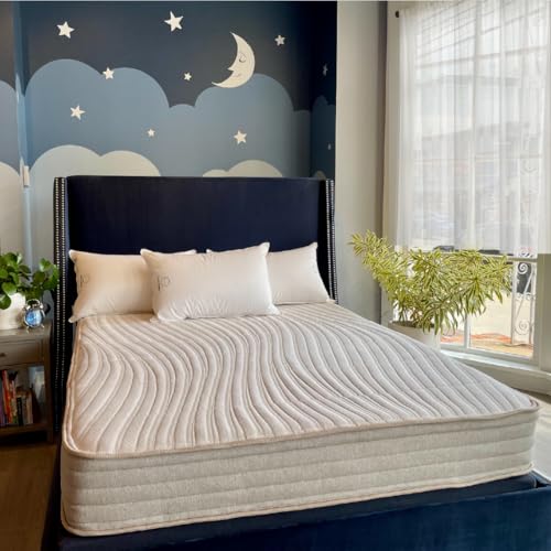 Ethical Mattress CO 10" Toxin-Free Hybrid Mattress, Made in The USA with Organic Cotton, Wool