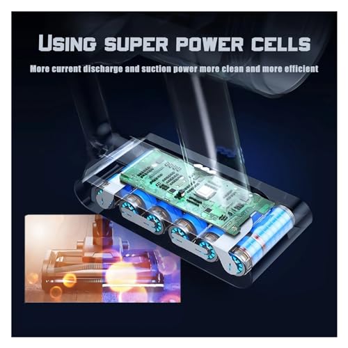 HUANGJW 6000mAh Compatible for Dyson V6 V7 V8 V10 Rechargeable Bateria SV10 SV11 SV12 SV09 Vacuum Cleaner Battery DC58