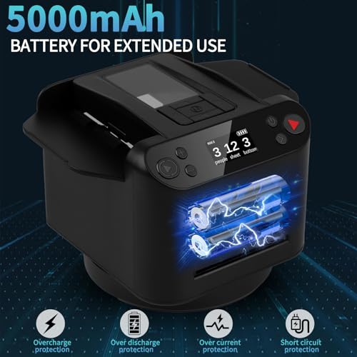 Automatic Card Shuffler and Dealer Machine，Card shuffler 2 Deck，360 &deg;Rotating Card Dealer，Eletric Shuffling and Dealing Machine All in ONE