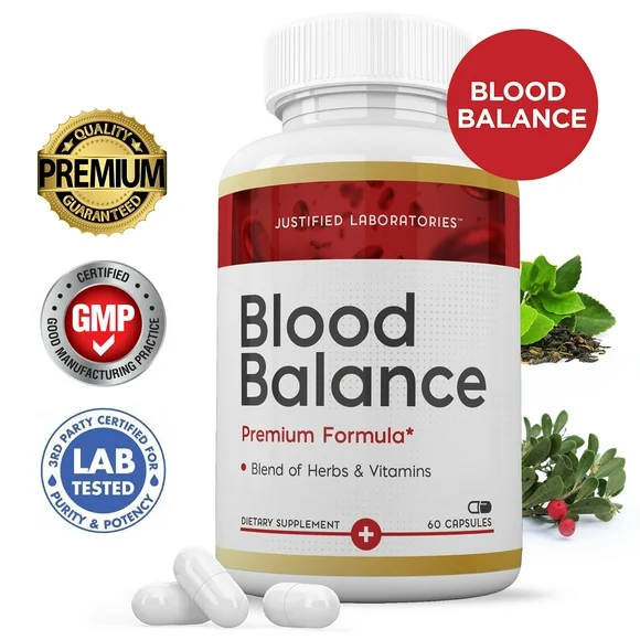 Blood Balance Premium Formula 688MG 60 Capsules - Kansas Nuitrition - HNZSDS