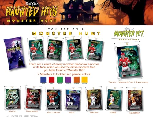 2024 Wild Card Haunted Hits Hobby Football Trading Card Box