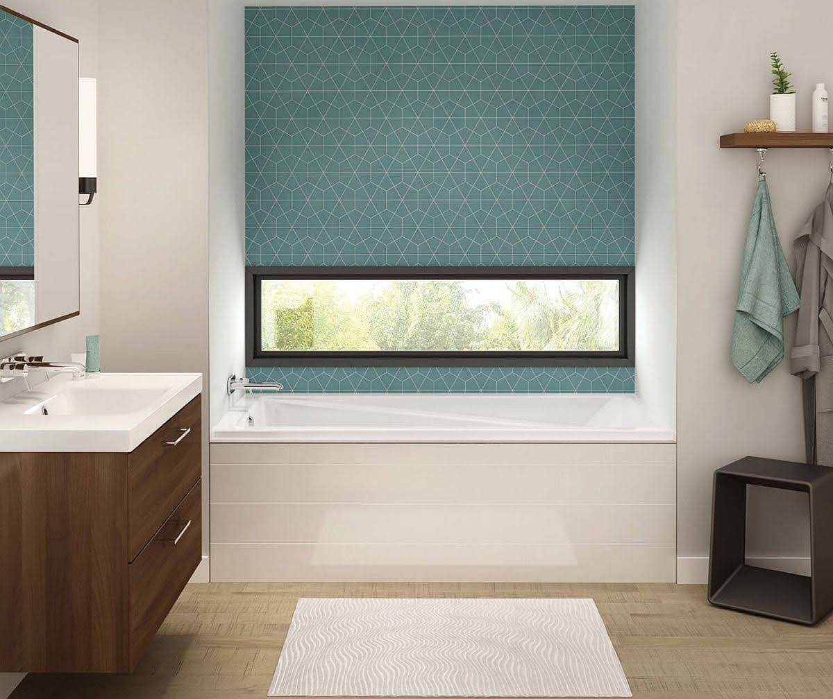 Maax 105514-R-000-001 - Exhibit 60in x 32in If Soaking Bathtub with Right Hand Drain