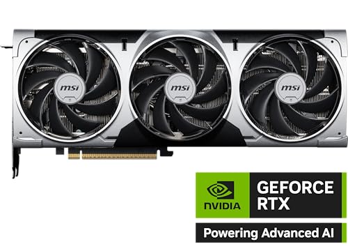 MSI Gaming RTX 5070 12G Ventus 3X OC Graphics Card (12GB GDDR7, 192-bit, Extreme Performance: 2557 MHz, DisplayPort x3 2.1a, HDMI 2.1b