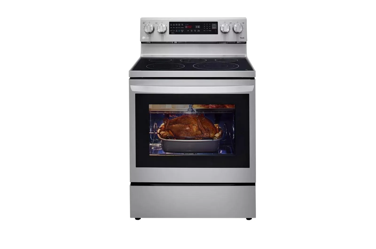 LG LREL6325F 6.3 cu ft. Smart Wi-Fi Enabled True Convection InstaView(R) Electric Range with Air Fry