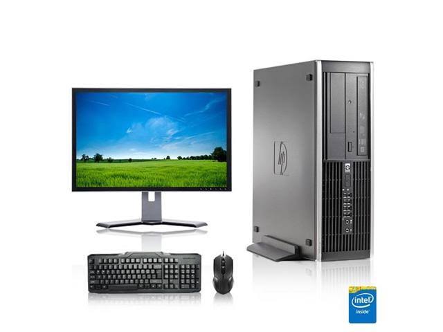 Refurbished - HP DC Desktop Computer 3.3 GHz Core i3 Tower PC, 4GB, 1TB Hdd, Windows 7 x64, 19x22 Monitor , USB Mouse u0026 Keyb