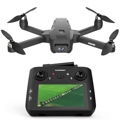 GPS Drone with Camera Adults, 4.5 Inch LCD Screen RC, 32G SD Card with Professional GPS, FPV Drones with Auto Return Follow Me for Beginner