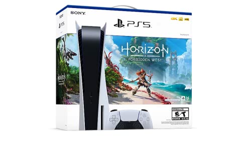 ANGIEHAIE 5 Disc Version PS5 Console Horizon Forbidden West Bundle - 4K-TV Gaming, 16GB GDDR6 RAM, 8K Output, WiFi.6. Ultra-High Speed 825GB SSD