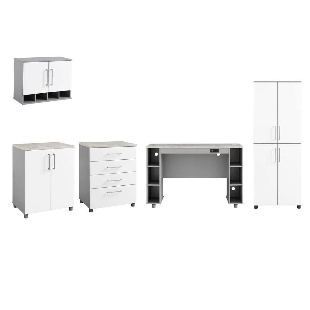 Latitude 4 Drawer Base Cabinet - White - SystemBuild
