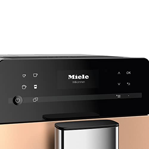Miele CM5 Silence Automatic Coffee Maker & Espresso Machine Combo with Grinder, Milk Frother