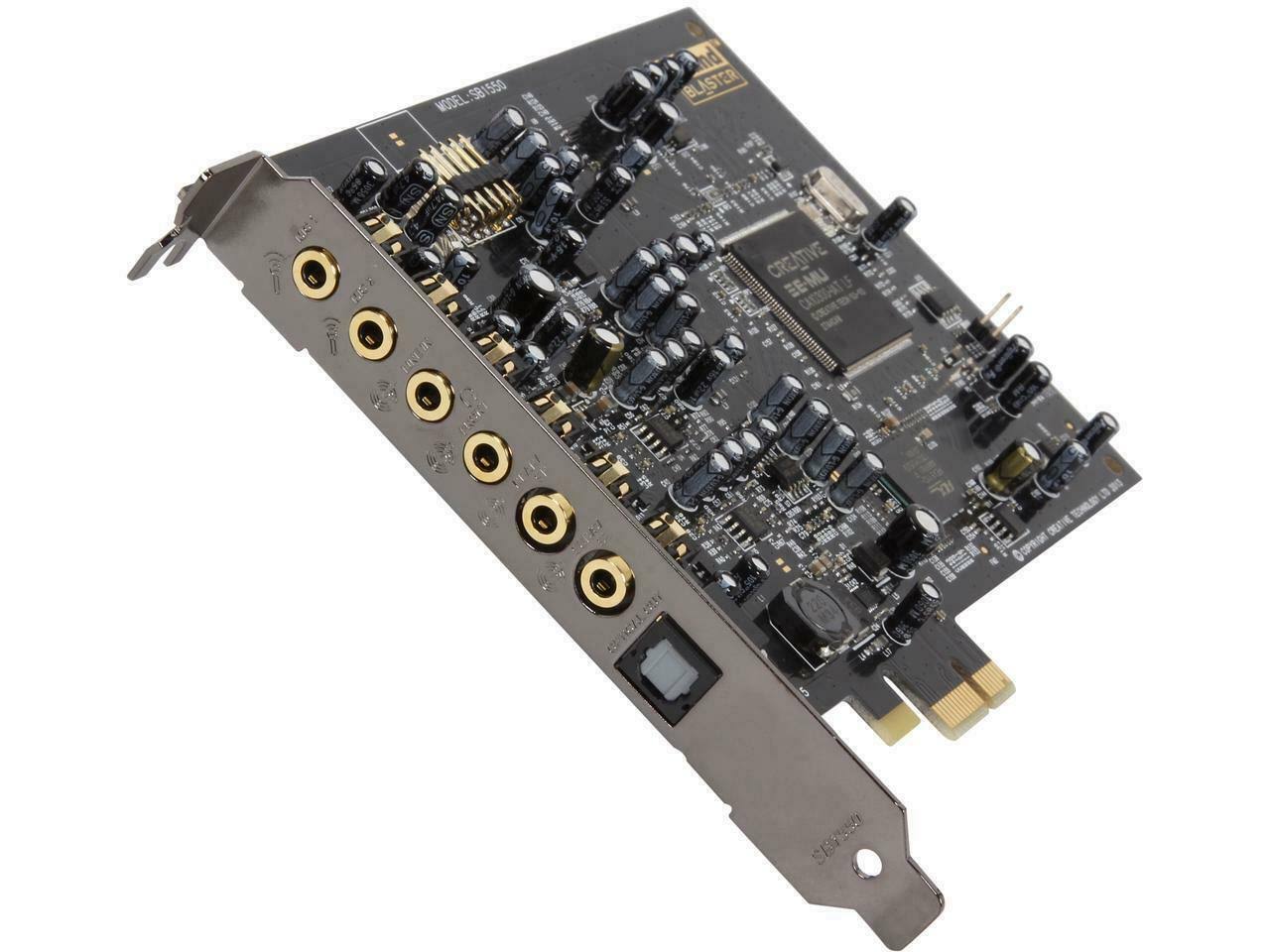 Creative Sound Blaster Audigy RX PCIe Sound Card with Creative Software - 7.1 Channel