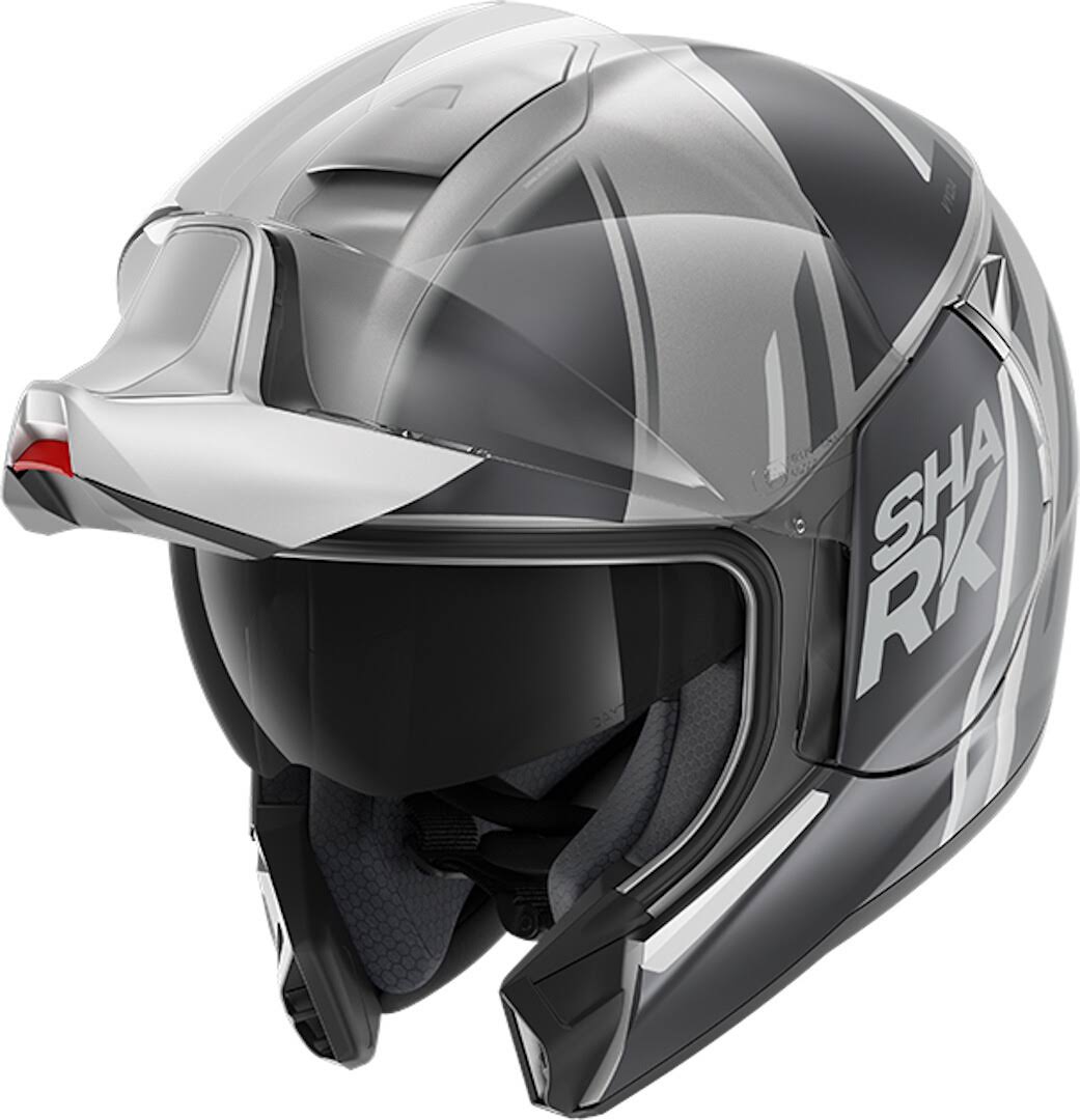Shark - Helmet Evojet Vyda Mat Silver / Anthracite / Black - Size M