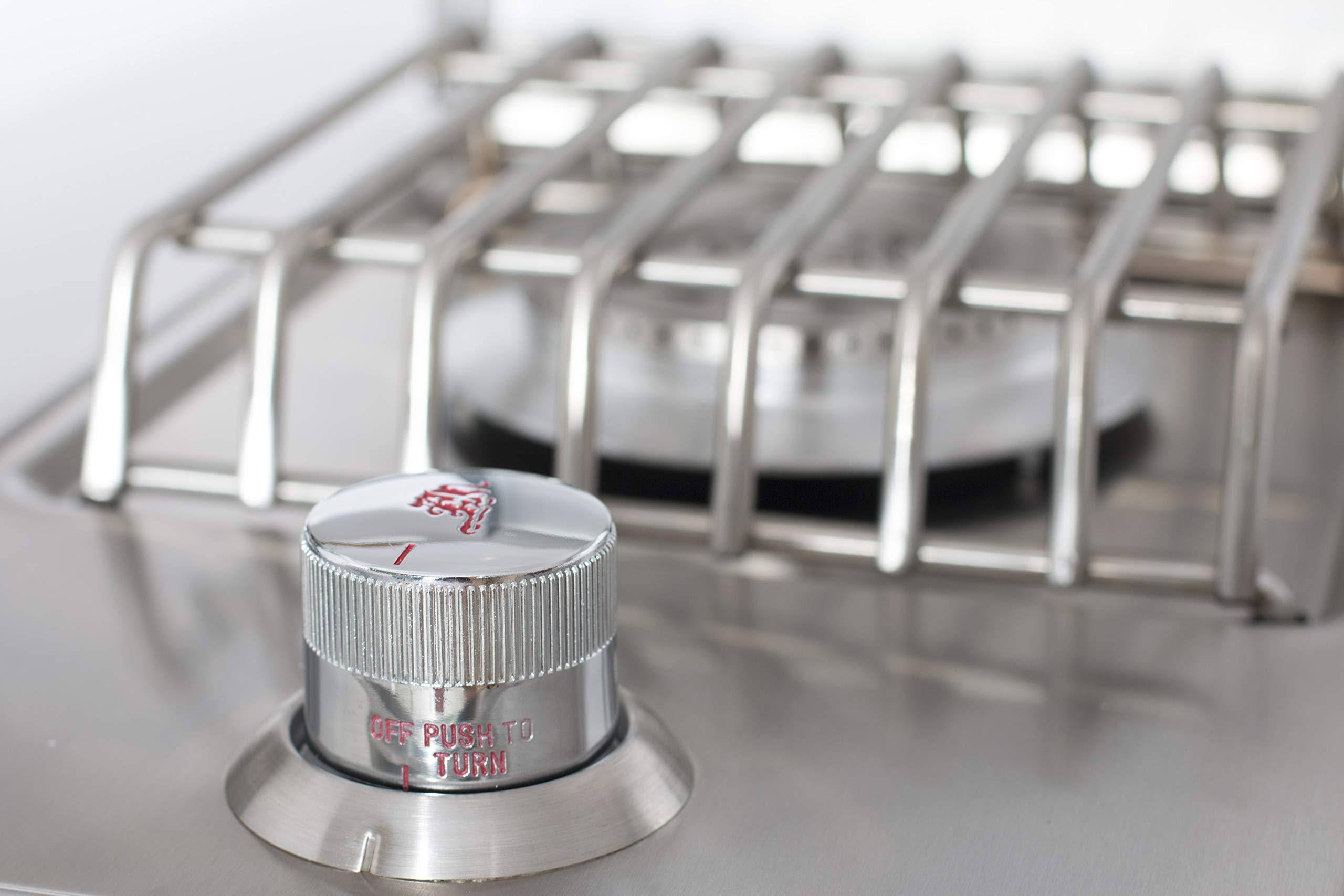 Bull Drop in Single Side Burner, Natural Gas, Stainless Steel