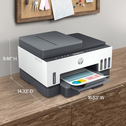 HP Smart -Tank 7301 Wireless All-in-One Cartridge-free Ink Printer, up to 2 years of ink included, mobile print, scan, copy