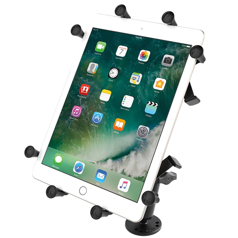 Ram X-Grip III Large Tablet Holder w/ Long Flat Surface Mount