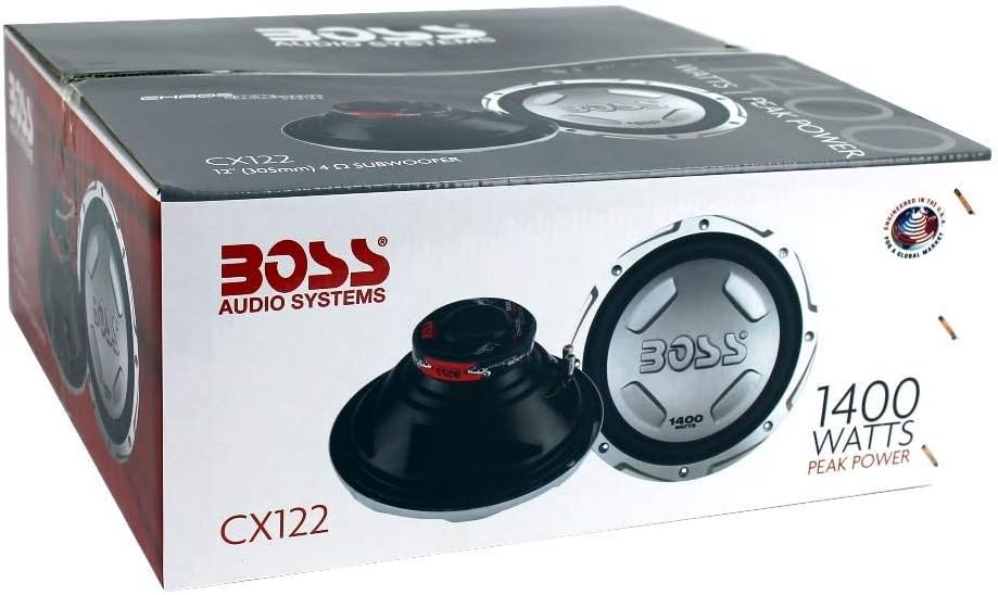 BOSS AUDIO Chaos CX122 12 2800 Watt Car Power Subwoofer Sub Woofer PAIR