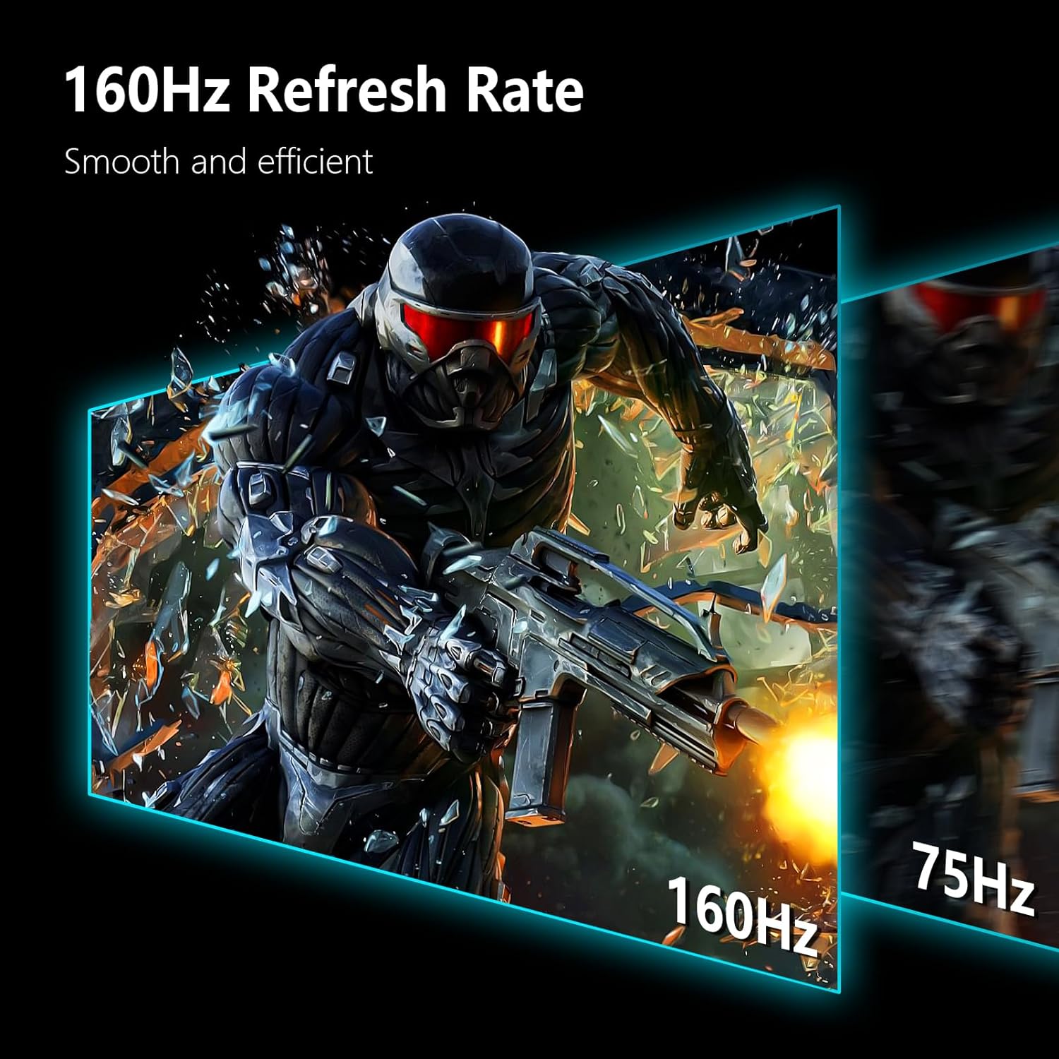 INNOCN 27" Mini LED 4K 160Hz Gaming Monitor UHD 3840 x 2160p 1ms IPS HDR1000 HDMI 2.1 Computer Monitor, 99% DCI-P3, USB Type-C Connectivity