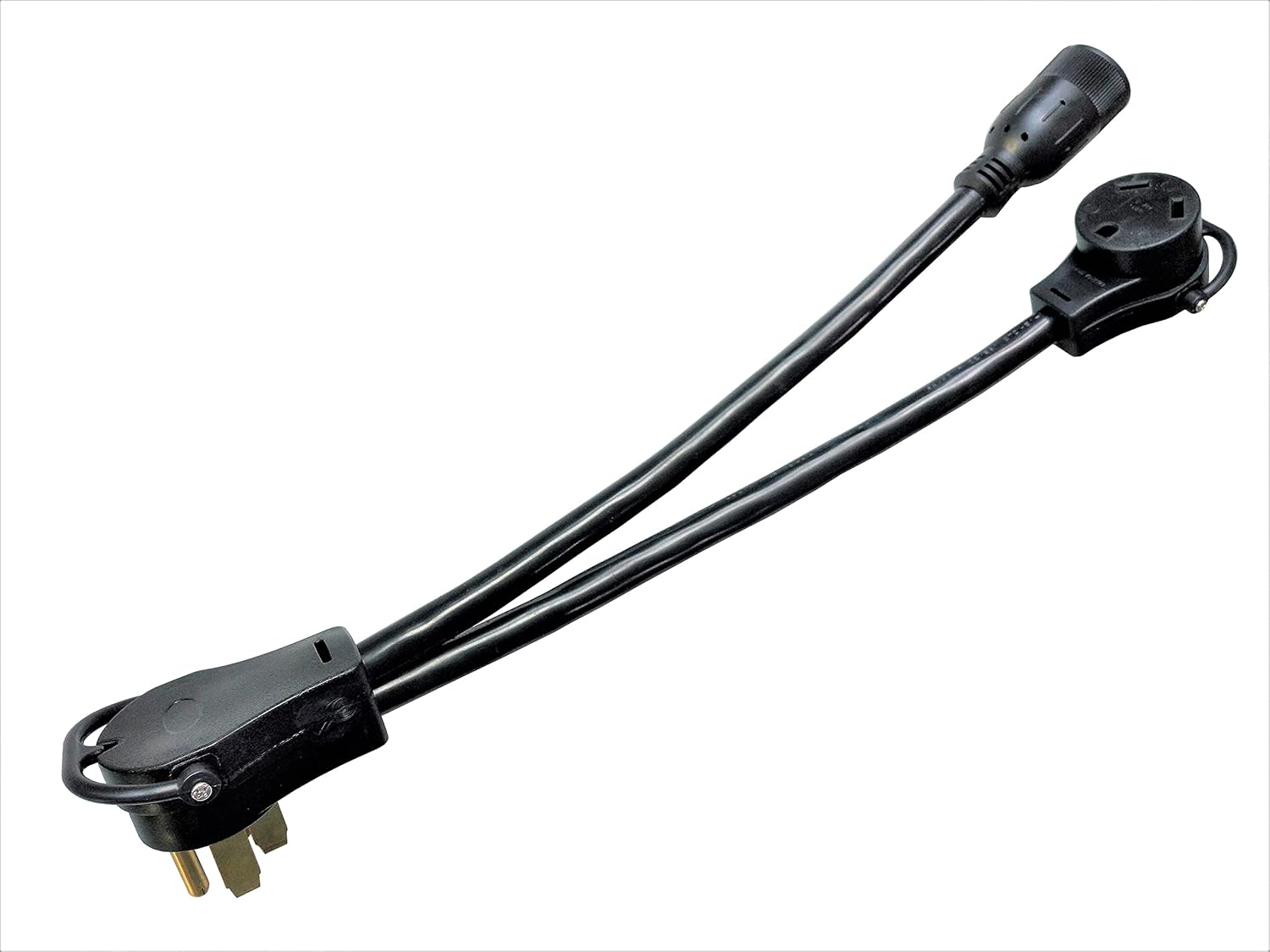 Parkworld 885934 RV Splitter Cord, RV 50A 14-50P male to TT-30R 30A & 5-20R(5-15R) 20A(15A) female