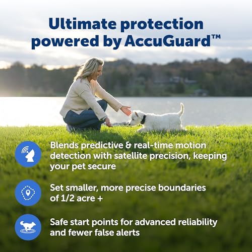 PetSafe Guardian GPS 2.0 Dog Fence + Tracking &ndash; Wireless Dog Fence with Reliable Dual Frequency GPS Tracking &ndash