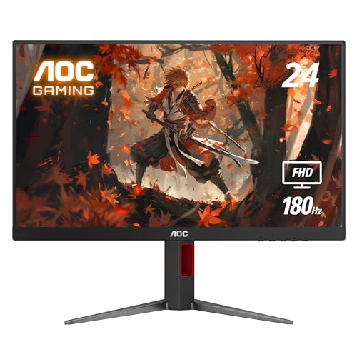 AOC C27G2Z 27" Curved Frameless Ultra-Fast Gaming Monitor, FHD 1080p, 0.5ms 240Hz, FreeSync, 2x HDMI 2.0, 1x Display Port, Height Adjustable