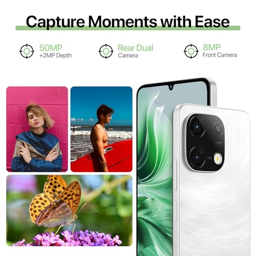 UMIDIGI G9C Android 14 Unlocked Cellphone,Octa-core 12GB +128GB Expand 1TB Unlocked Smartphone,6.75" HD+ 90Hz,5000mAh Battery,50MP Camera,GPS,BT 5.4
