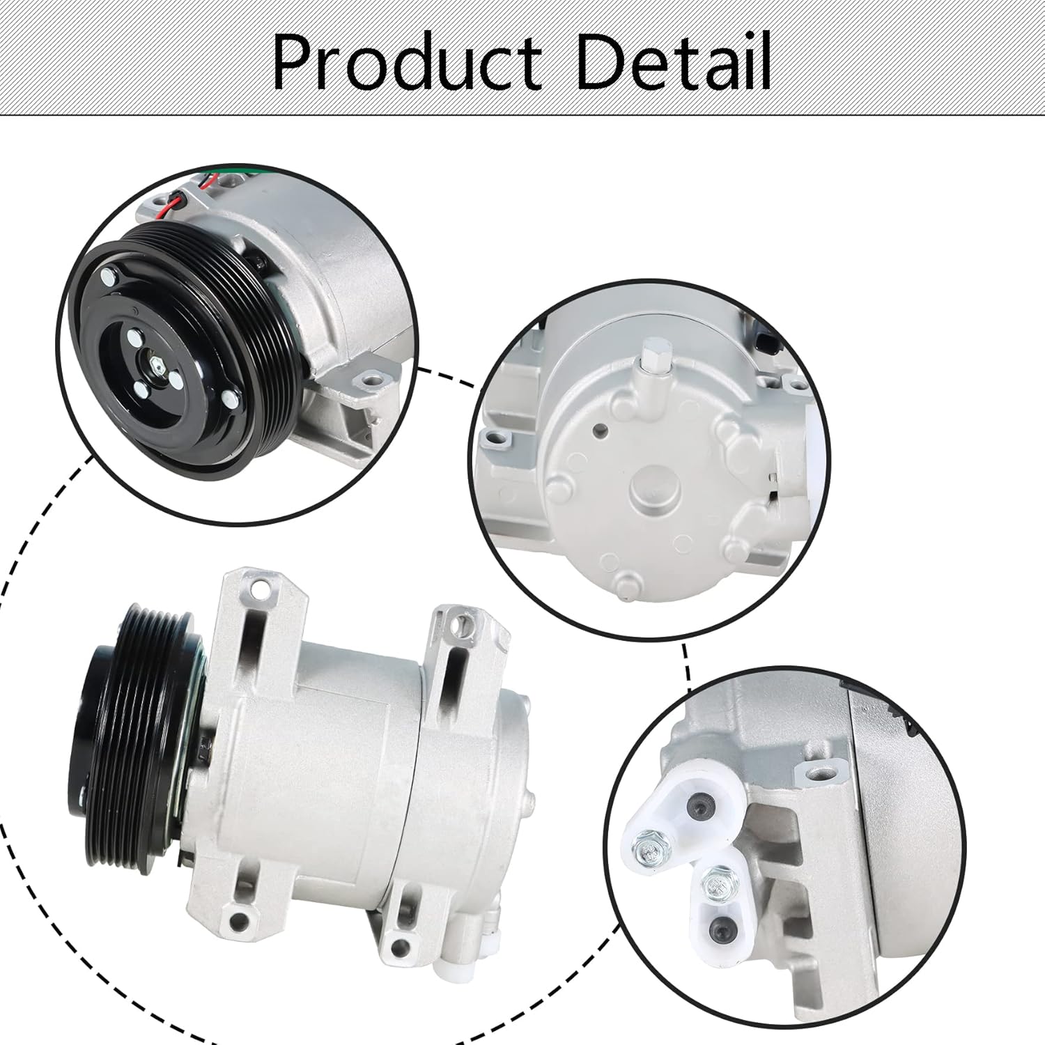 A/C AC Compressor Replacement for 2008-2013 Nissan Rogue 2.5L CO 11200C 92600JM01C