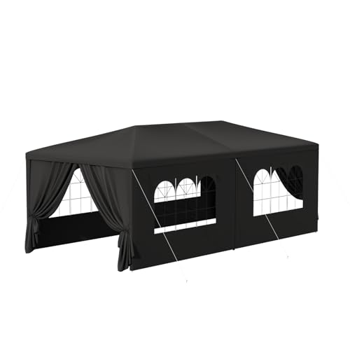 Outdoor Party Tent 10x30 Black Tents for Parties