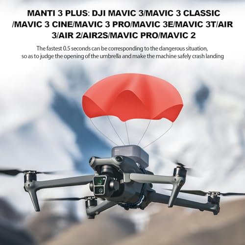 Manti 3 Plus UAV Flight Safety Guard, 2024 Upgraded Big Auto Umbrella